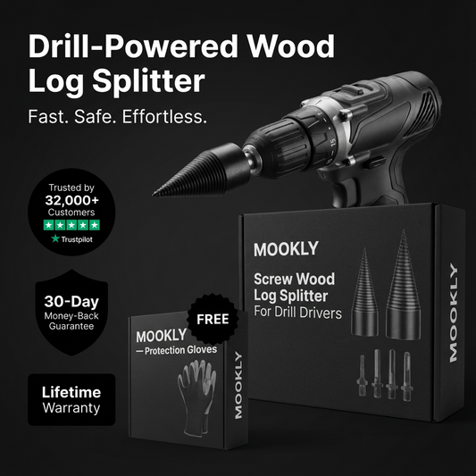 Screw Wood Log Splitter for Drill – Drill Attachment