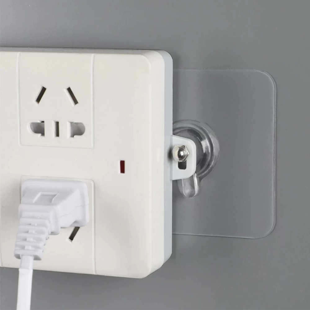 Crochet transparent pour montage mural gratuit (20 pièces)