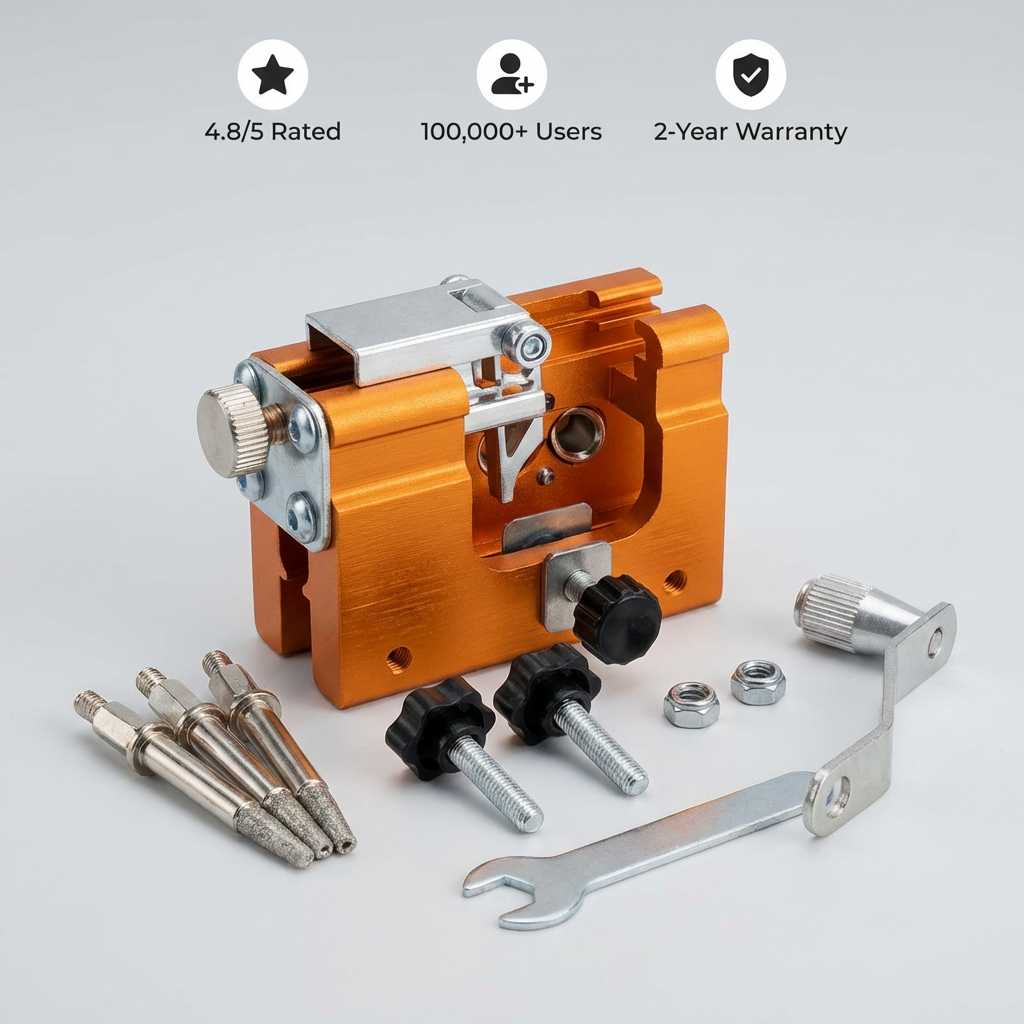 Láncfűrész élező készlet (3 fej)