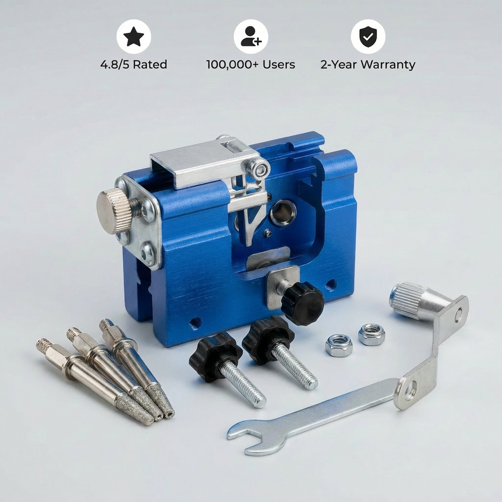 Láncfűrész élező készlet (3 fej)